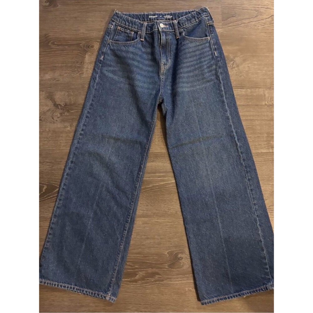 Old Navy High rise wide leg jeans Youth 18 | Women’s XS/S